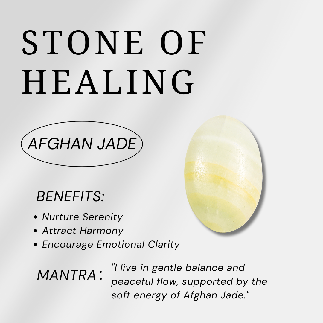 Afghan Jade Palm Stone - helmsman - crystal
