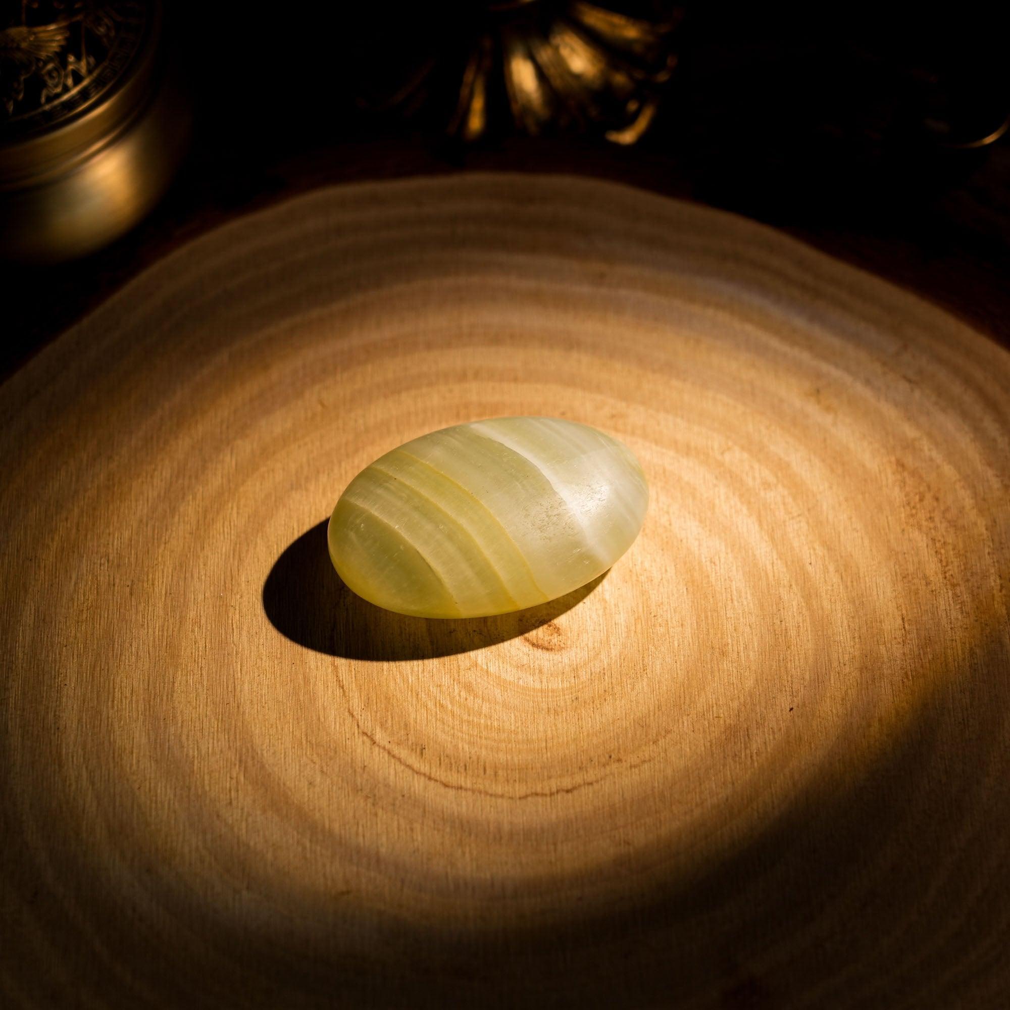 Afghan Jade Palm Stone - helmsman - crystal