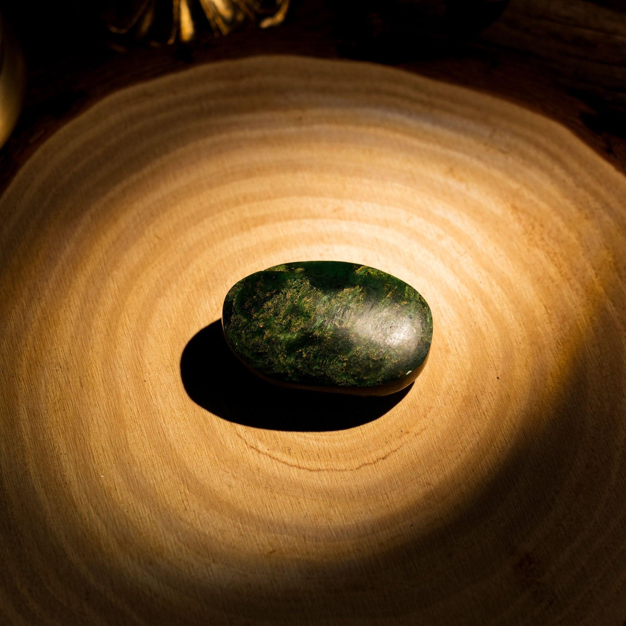 African Jade Palm Stone - helmsman - crystal