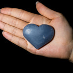 Angelite Heart - helmsman - crystal