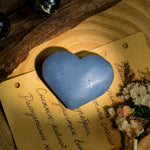 Angelite Heart - helmsman - crystal