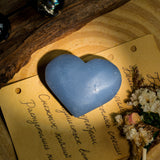 Angelite Heart - helmsman - crystal