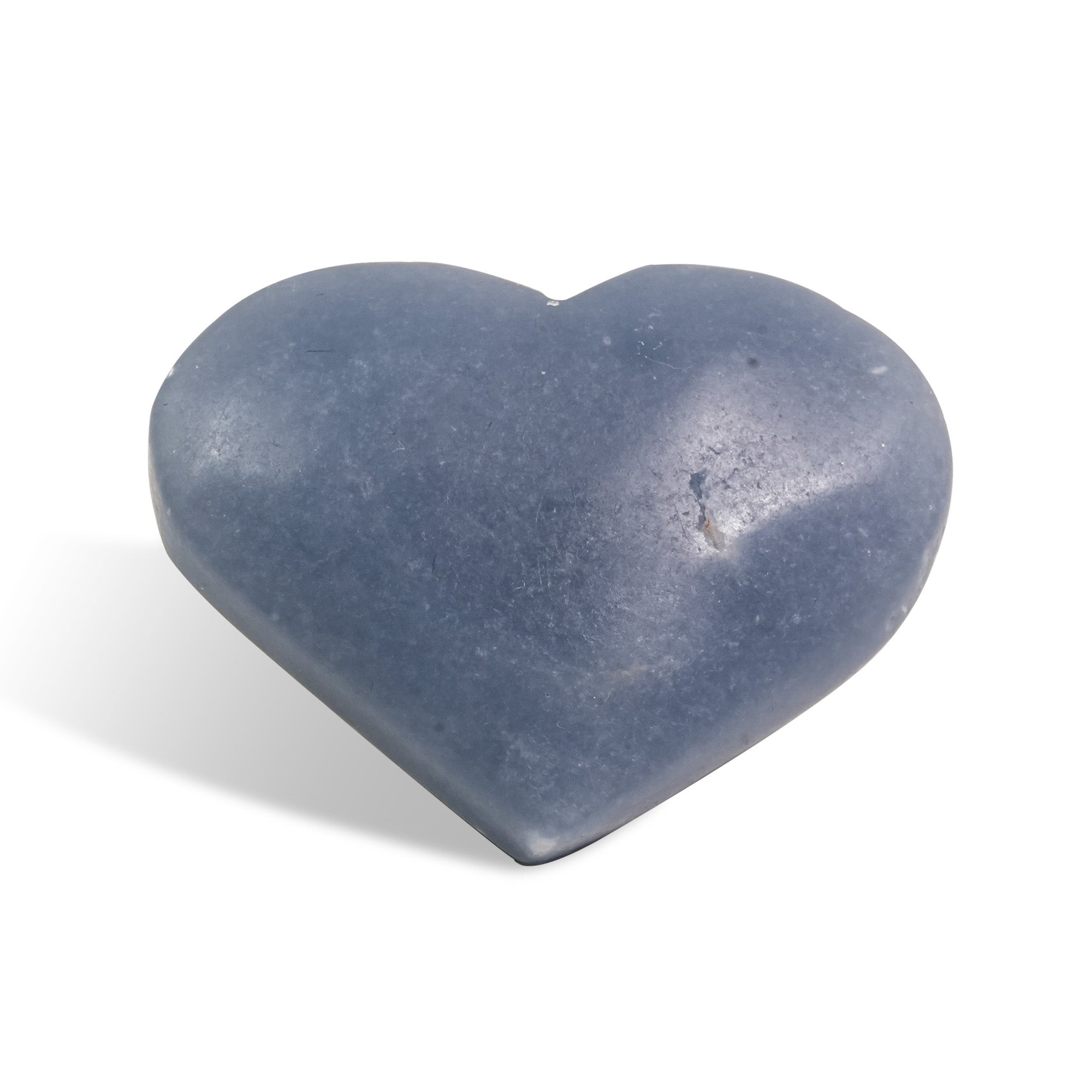 Angelite Heart - helmsman - crystal