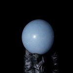 Angelite Sphere - helmsman - crystal