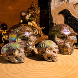 Aura Sphalerite Skull - helmsman - crystal