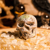 Aura Sphalerite Skull - helmsman - crystal