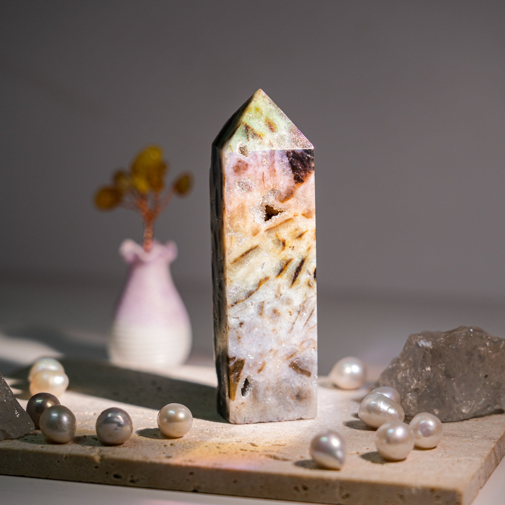 Aura Sphalerite Tower - helmsman - crystal