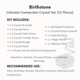 Birthstone Crystal Ritual Set - helmsman - crystal