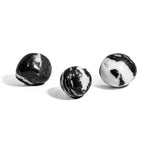 Black and White Zebra Jasper Tumbled Stone Set - helmsman - crystal