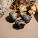 Black Network Tumbled Stone Set - helmsman - crystal