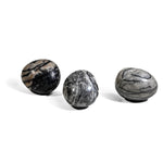 Black Network Tumbled Stone Set - helmsman - crystal