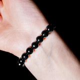Black Obsidian Bracelet - helmsman - crystal