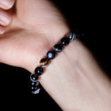 Black Onyx Bracelet - helmsman - crystal