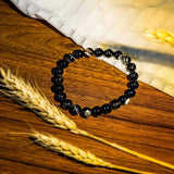 Black Onyx Bracelet - helmsman - crystal