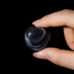 Black Onyx Mini Heart Set - helmsman - crystal