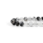 Black Rutilated Quartz Bracelet - helmsman - crystal