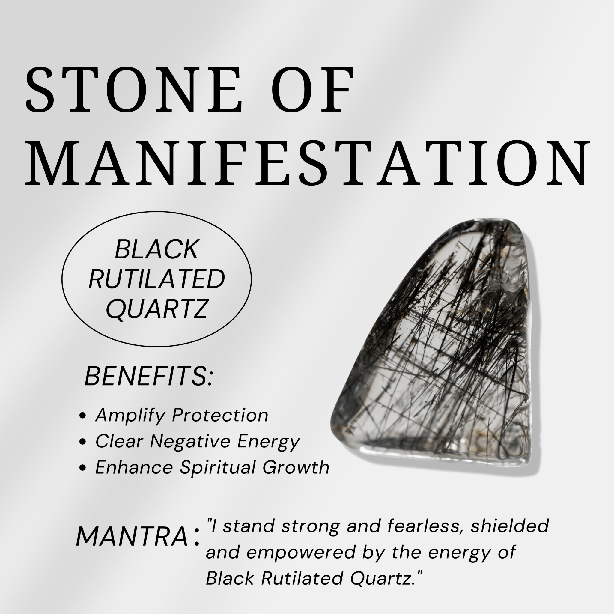 Black Rutilated Quartz Sphere - helmsman - crystal