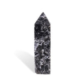 Black Sphalerite Tower - helmsman - crystal