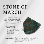 Blood Stone Mini Heart Set - helmsman - crystal