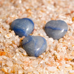 Blue Aventurine Mini Heart Set - helmsman - crystal