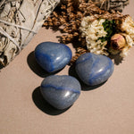 Blue Aventurine Mini Heart Set - helmsman - crystal
