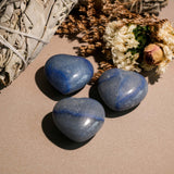 Blue Aventurine Mini Heart Set - helmsman - crystal