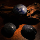 Blue Aventurine Palm Stone - helmsman - crystal