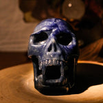 Blue Aventurine Skull - helmsman - crystal