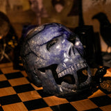 Blue Aventurine Skull - helmsman - crystal