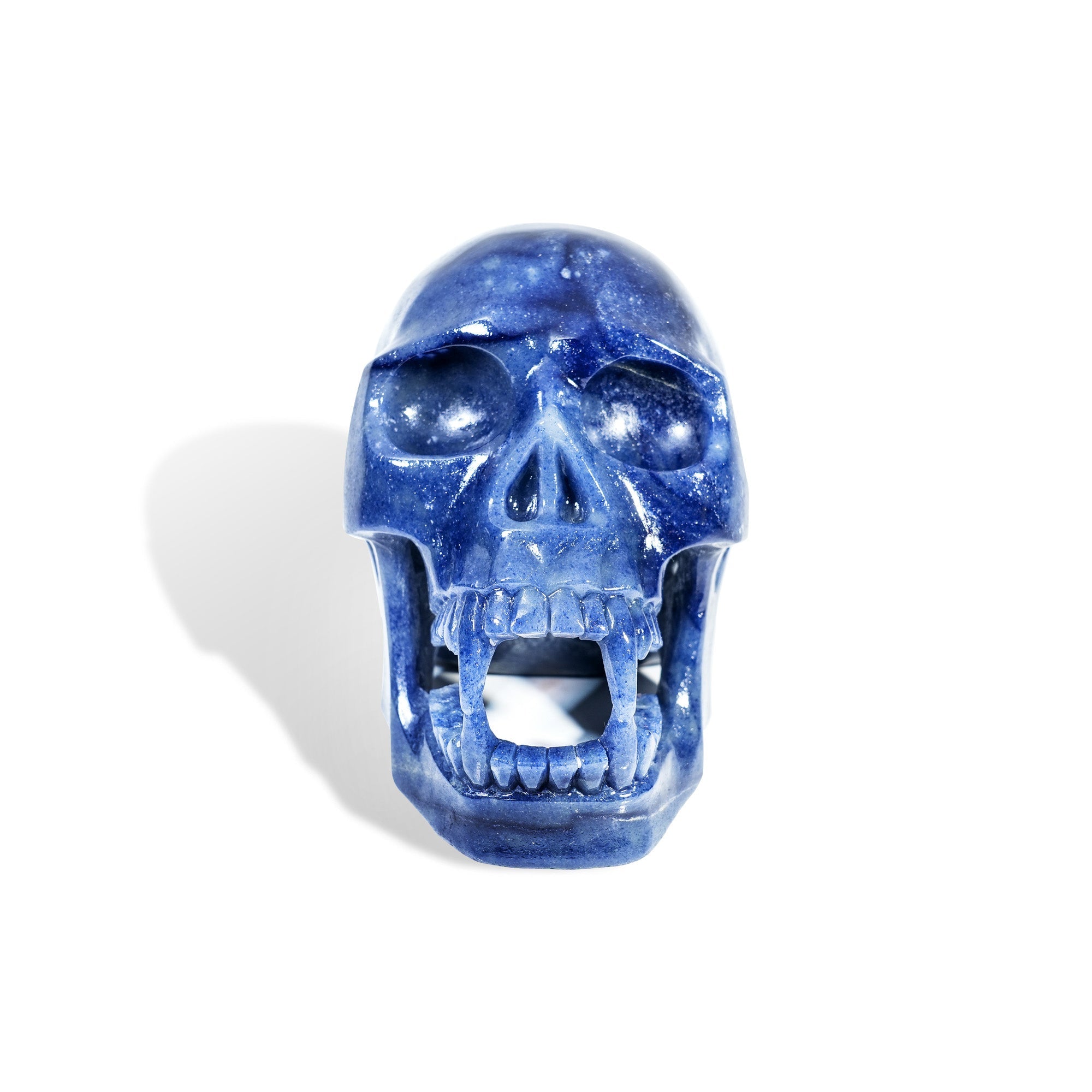 Blue Aventurine Skull - helmsman - crystal