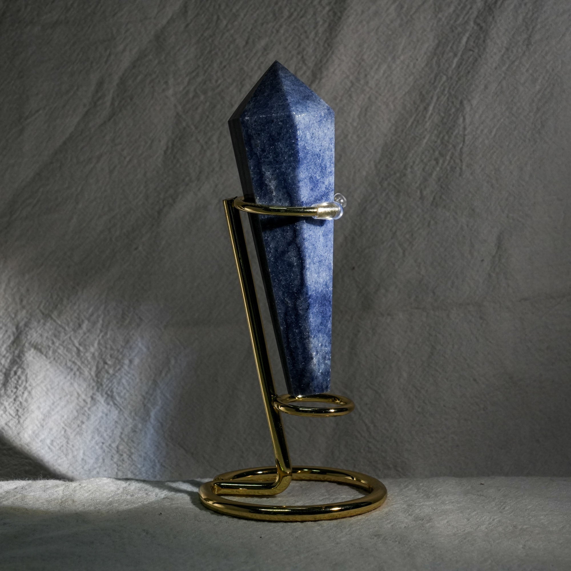 Blue Aventurine Wand Ornament - helmsman - crystal