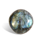 Blue Labradorite Palm Stones - helmsman - crystal