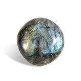 Blue Labradorite Palm Stones - helmsman - crystal