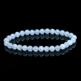 Blue Lace Agate Bracelet - helmsman - crystal