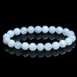 Blue Lace Agate Bracelet - helmsman - crystal