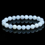 Blue Lace Agate Bracelet - helmsman - crystal