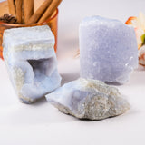 Blue Lace Agate Rough - helmsman - crystal