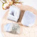 Blue Lace Agate Rough - helmsman - crystal