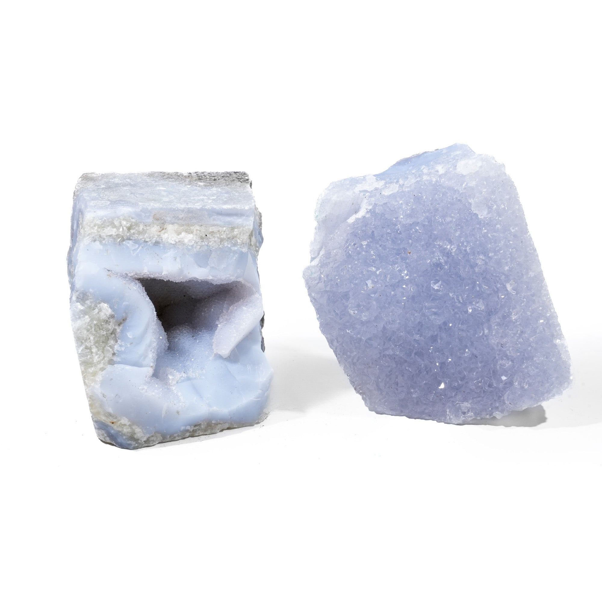 Blue Lace Agate Rough - helmsman - crystal