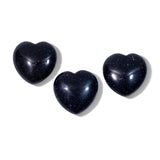 Blue Sandstone Mini Heart Set - helmsman - crystal