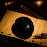 Blue Sandstone Palm Stone - helmsman - crystal