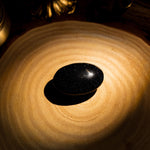 Blue Sandstone Palm Stone - helmsman - crystal