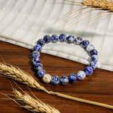 Blue Spot Stone Bracelet - helmsman - crystal