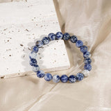 Blue Spot Stone Bracelet - helmsman - crystal