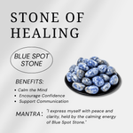 Blue Spot Stone Bracelet - helmsman - crystal