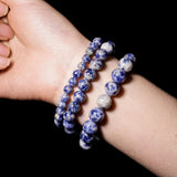 Blue Spot Stone Bracelet - helmsman - crystal