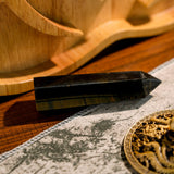 Blue Tiger Eye Stone Point - helmsman - crystal