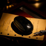 Blue Tiger Eyes Stone Palm Stone - helmsman - crystal