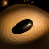 Blue Tiger Eyes Stone Palm Stone - helmsman - crystal