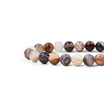 Botswana Agate Bracelet - helmsman - crystal
